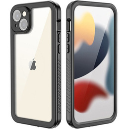 Водонепроницаемый чехол IP68 для iPhone 15 Plus, Redpepper, чёрный