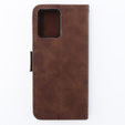 Футляр з клапаном для Motorola Moto G54 5G, Card Slot, коричневий