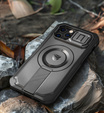 Броньований чохол для iPhone 12 / iPhone 12 Pro, Dexnor CamProtect MagSafe, чорний (Дві рамки)