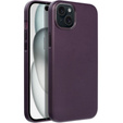 Кожаный чехол Mag Cover для iPhone 15 Plus, фиолетовый