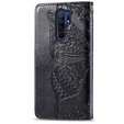Чохол-книжка для Xiaomi Redmi 9, Butterfly, чорний