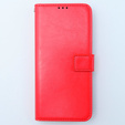 Откидной чехол для Xiaomi 13T / 13T Pro, Crazy Horse Wallet, красный
