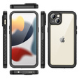 Водонепроникний чохол IP68 для iPhone 15 Plus, Redpepper, чорний