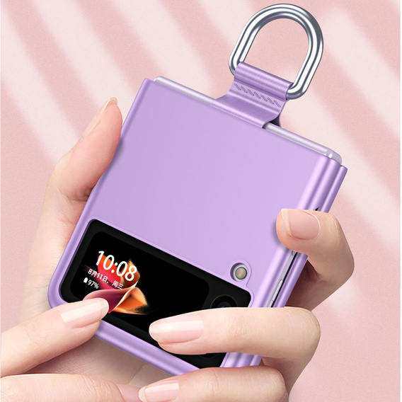 Чехол Ring Holder Case до Samsung Galaxy Z Flip4 5G, Purple