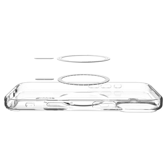 Spigen Ultra Hybrid MagSafe Case для iPhone 17, прозрачный/белый