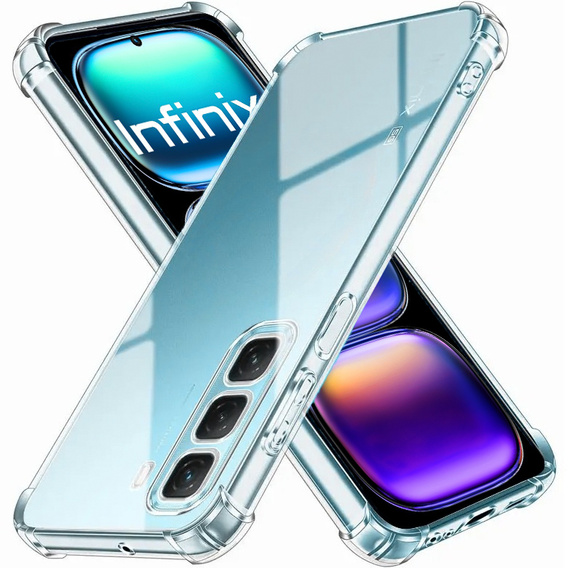 Чoхол до Infinix Hot 50 Pro 4G, Dropproof, прозорий