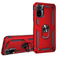 Броньований Чoхол до Xiaomi Redmi Note 10 / 10S, Nox Case Ring, червоний