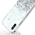 Чехол до Xiaomi Redmi 9A, Glittery, прозрачный