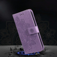 Откидной чехол для Xiaomi Redmi Note 12 5G / POCO X5 5G, Mandala Flower, фиолетовый