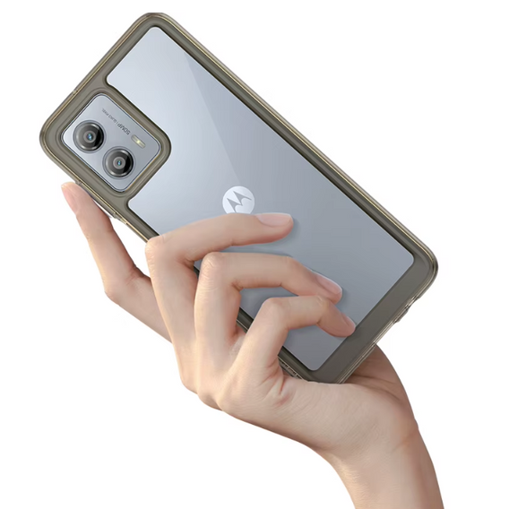Чoхол до Motorola Moto G84 5G, Fusion Hybrid, прозорий / чорний
