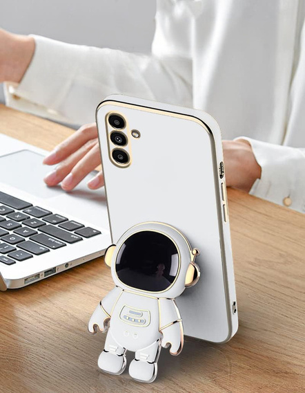 Чехол до Samsung Galaxy A36 5G, Astronaut, белый