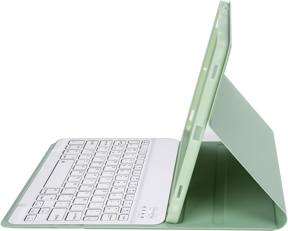 Чехол с подсвечиваемой bluetooth-клавиатурой для iPad 10.9 2022 (10 gen.), зелёный