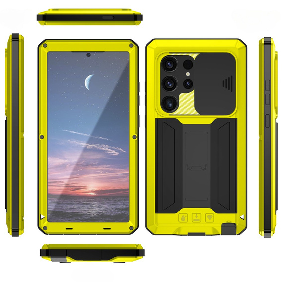 Бронированный чехол для Samsung Galaxy S25 Ultra, R-JUST, жёлтый