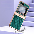 Чохол для Samsung Galaxy Z Flip5 5G, Electro Stitching, зелений