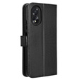 Откидной чехол для Oppo A38 4G / Oppo A18 4G, Wallet Smart Magnet, чёрный
