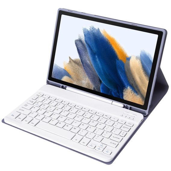 Чохол + клавіатура Samsung Galaxy Tab A8 10.5 X200 / X205, фіолетовий