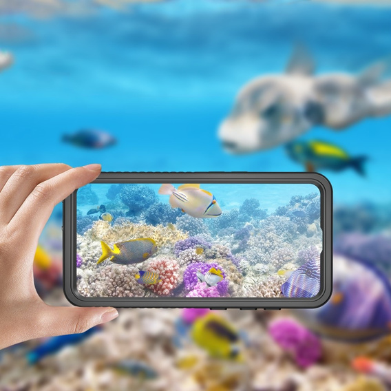 Водонепроникний чохол IP68 для Samsung Galaxy S24, Redpepper, чорний