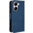 Футляр з клапаном для Xiaomi Poco X7 Pro 5G, Card Slot, темно-синій