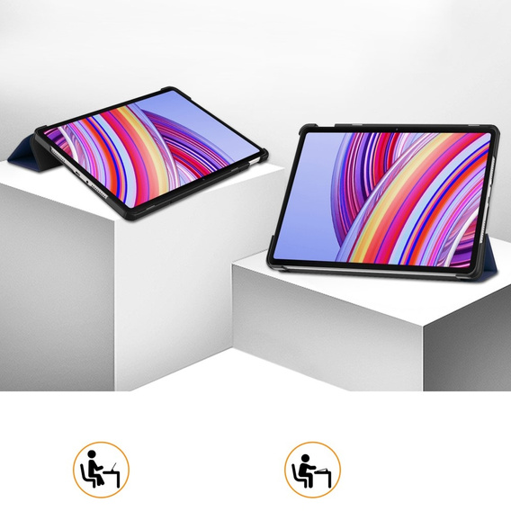 Чехол для Xiaomi Redmi Pad Pro / Xiaomi Poco Pad, Smartcase, темно-синий