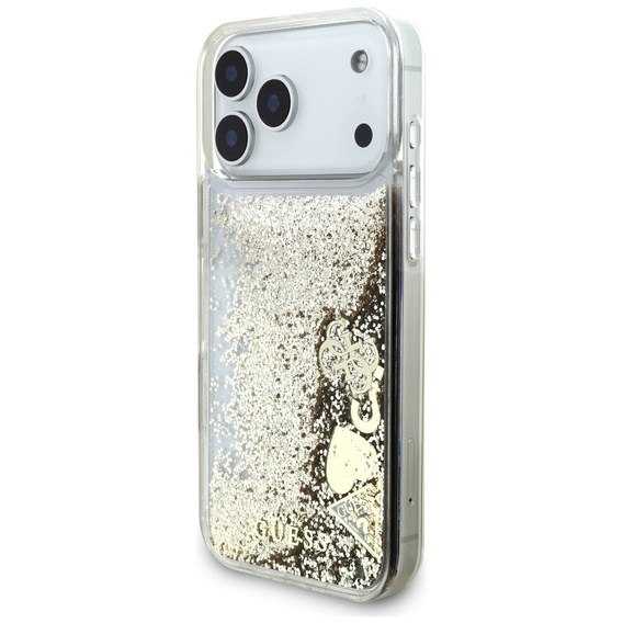 Чехол GUESS Liq. Glitter 4 Charms для iPhone 17 Pro