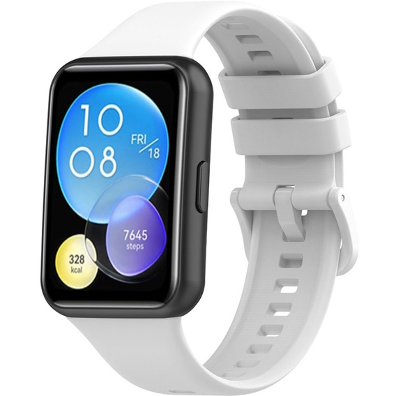 Силиконовый ремешок для Huawei Watch Fit 2, White