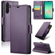 Чохол для Samsung Galaxy A26, ERBORD Glossy Litchi, гаманець з клапаном, фіолетовий
