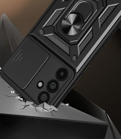 Чохол NOX Camera Slide Samsung Galaxy M55 5G, CamShield Slide, чорний