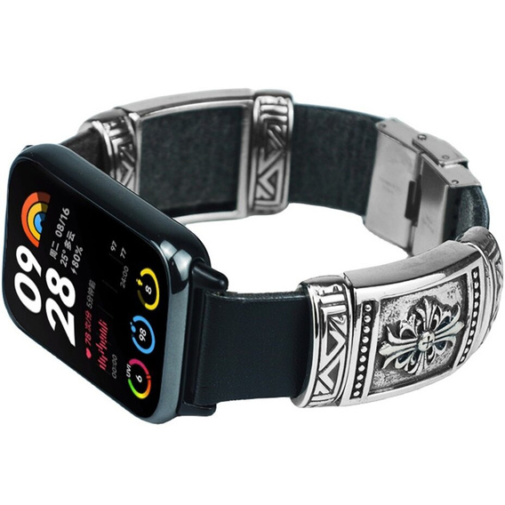 Кожаный ремешок для Xiaomi Smart Band 8 Pro