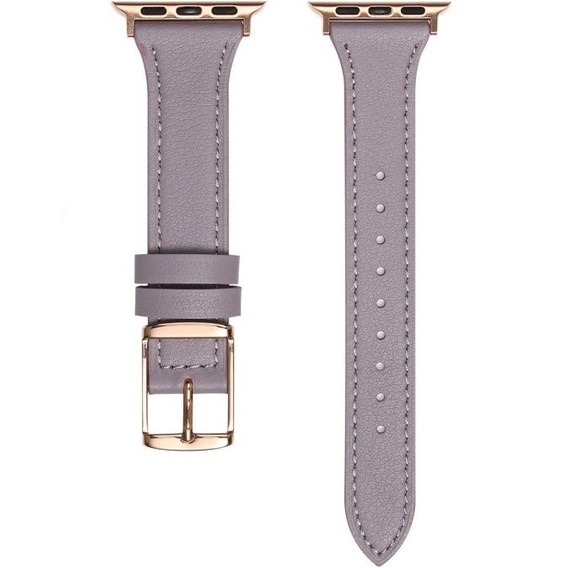 Кожаный ремешок для часов 1/2/3/4/5/6/7/8/SE 38/40/41mm, Purple