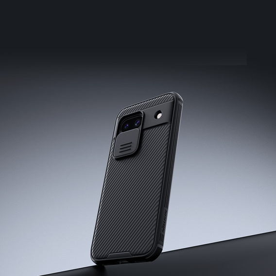 Чохол NILLKIN для Google Pixel 8A, Silicone CamShield Case for MagSafe, чорний