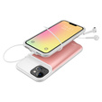 Чехол с батареей 6000mAh до iPhone 13 Mini, Rose Gold