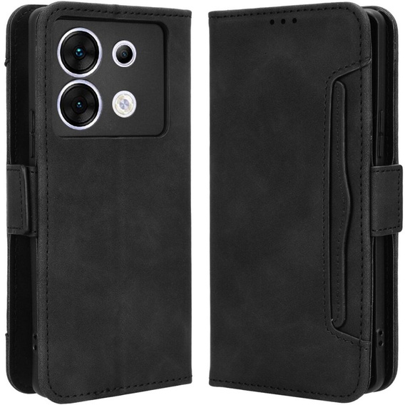 Футляр з клапаном для Infinix Zero 30 5G, Card Slot, чорний