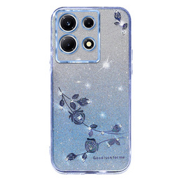 Чохол для Infinix Note 30 Pro 4G, Glitter Flower, м'яти