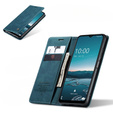 Чехол CASEME для Samsung Galaxy M33 5G, Leather Wallet Case, синий