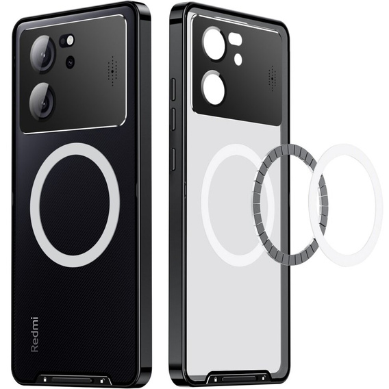 Защитный чехол для камеры Xiaomi 13T / 13T Pro, CamShield MagSafe, прозрачный / черный