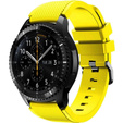 Силиконовый ремешок Twill Texture 22mm, Yellow