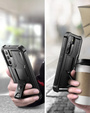 Броньований чохол для Samsung Galaxy S22, Dexnor Full Body, чорний