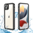 Водонепроницаемый чехол IP68 для iPhone 15 Plus, Redpepper, чёрный