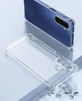 Чехол для Samsung Galaxy A17 5G, усиленный, с защитой камеры, прозрачный
