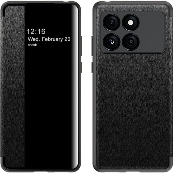 Чохол-накладка для Xiaomi Poco F6 Pro, Side View, чорний
