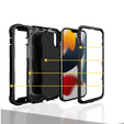 Чехол Armor Ring до iPhone 13 Pro Max, DualColor, Black