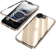 Чохол для iPhone 16E, Magnetic Dual Glass, золотий