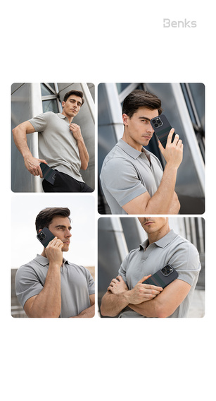 Чохол BENKS Kevlar Magnetic Armor Pro Aurora 600D B062 для MagSafe для iPhone 15 Pro Max