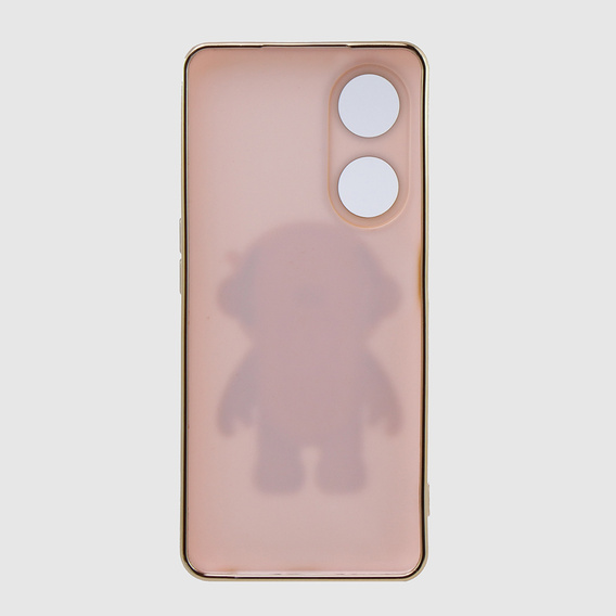 Чехол до Oppo A98 5G, Astronaut, розовый