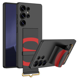 Чехол до Samsung Galaxy S25 Ultra, GKK Strap Case, чёрный