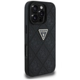 Чохол Guess Grained Hot Stamp 4G Triangle Metal для iPhone 16 Pro Max