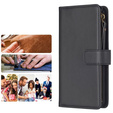 Откидной чехол для Xiaomi Redmi 13C / Poco C65, Wallet Zipper Pocket, чёрный