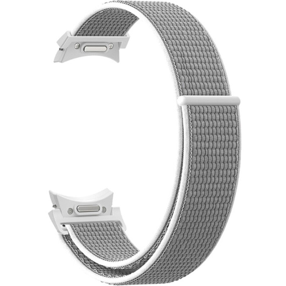 Нейлоновий ремінець для Samsung Galaxy Watch 4/5/6 40/42/43/44/45/46/47мм, сірий