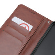 Футляр з клапаном для Oppo A58 4G, Crazy Horse Wallet, коричневий
