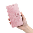Откидной чехол для Oppo Reno5 Z / A94 / A95 5G, Mandala, розовый rose gold